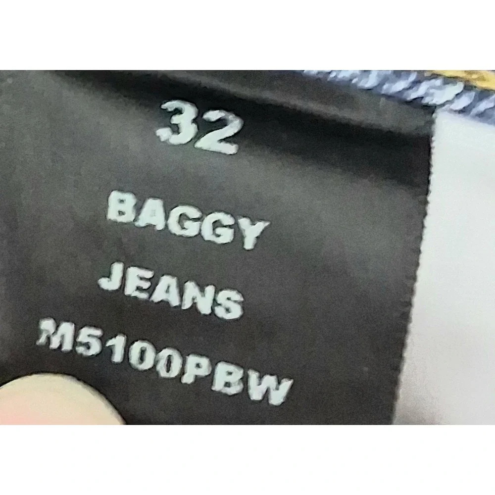 Legend London Jeans Men's Size 32 x 32 Baggy Light Blue Wash Casual‎ Pre-owned